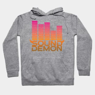 Sound Demon Pink and Orange Hoodie